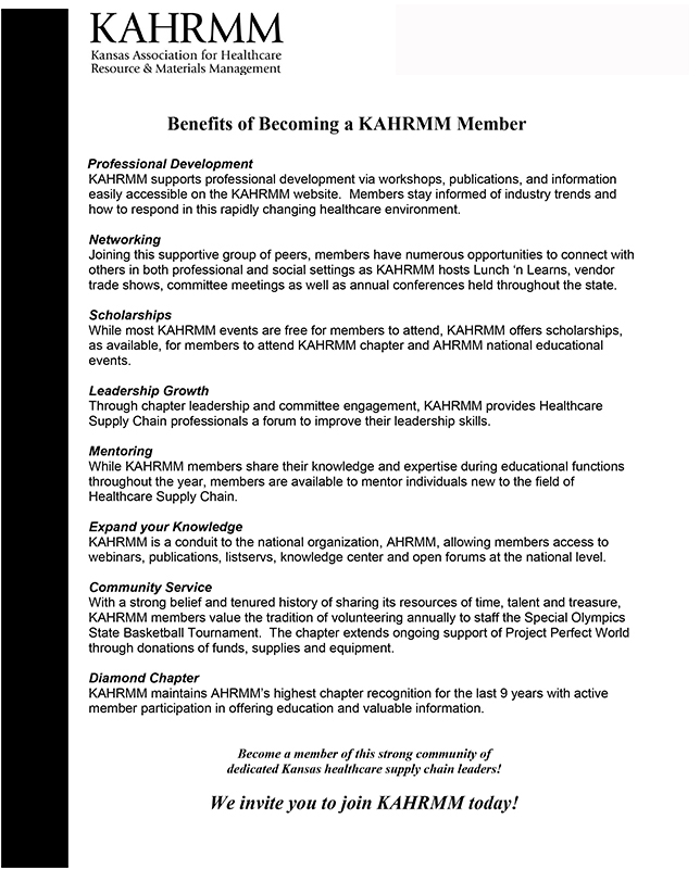 KAHRMM Benefits