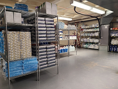 hospital storeroom after 2