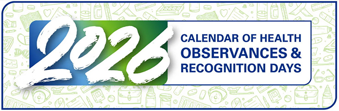 2026 Health Observances Calendar