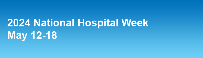 National Hospital Week Banner